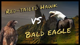 The Calls of the Bald Eagle and Redtailed Hawk [upl. by Drislane]