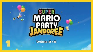 Lets Play Super Mario Party Jamboree Part 1 Eine neue Party kann starten [upl. by Ilegna]