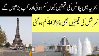 Why are plot prices falling in bahria town lahore Bahria town current update j block commercial [upl. by Drawyeh283]