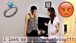 LOST MY ENGAGEMENT RING PRANK ON FIANCE amp HER MOM  SamampAlyssa [upl. by Previdi]