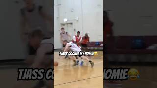 When you go viral the wrong way at G league tryout 😂 nba viral tjass basketball shorts remix [upl. by Ainot]