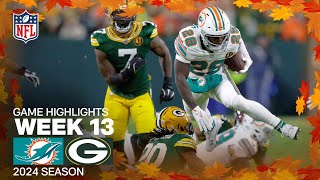 Miami Dolphins vs Green Bay Packers Game Highlights  NFL 2024 Season Week 13 [upl. by Idak]