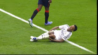 Éder Militão Knee Injury vs Osasuna Real Madrid vs Osasuna Highlights Laliga 2024 [upl. by Suixela]