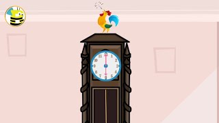 Hickory Dickory Dock Rhyme  Hickory Elephant  Educational amp Nursery Rhymes for Kids [upl. by Luehrmann422]