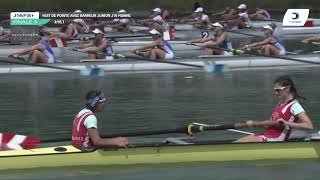 Championnat de France J16 Bateaux longs Libourne 2019  Finale du huit barré femmesJ16F8 [upl. by Gio381]