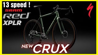 Specialized Sworks Crux updated  with brand new SRAM Red XPLR AXS 13 speed [upl. by Anialed955]