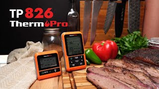 ThermoPro TP826B  Wireless Digital Meat Thermometer with Probe [upl. by Radburn]