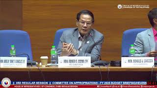 COMMITTEE ON APPROPRIATIONS  BUDGET BRIEFINGHEARINGS OF THE FY 2025 PROPOSED BUDGET DPWH PART 2 [upl. by Kinch]