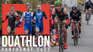 D1 Duathlon  5km Course 20km Vélo 25km Course  Objectif TOP20  Parthenay [upl. by Hentrich167]