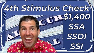 Social Security 1400 4th Stimulus Check  SSA SSDI SSI Seniors Low Income [upl. by Soisanahta5]