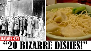 20 WEIRDEST Meals People Ate During The Great Depression [upl. by Annovaj312]