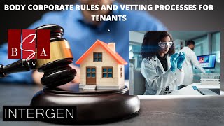 Body Corporate Rules And Vetting Processes For Tenants [upl. by Aldin]