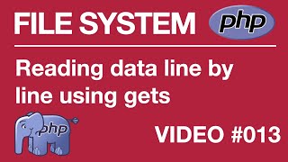 PHP  FILE SYSTEM  BEGINNER  Reading Line  fgets 013  Tips from a Self Taught Developer [upl. by Odnama]