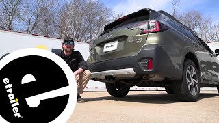 etrailer  DIY 2021 Subaru Outback Wagon Installation for the Curt Trailer Hitch Receiver [upl. by Oigroig157]