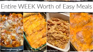 Entire WEEK Worth of Easy Meals [upl. by Ethelind554]