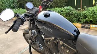 Harley Davidson Iron 883 Ownership Review  Harley iron 883 Features In Hindi [upl. by Anikat]