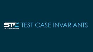 Test Case Invariants [upl. by Cherian]