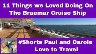 11 Things We Loved Doing on the Fred Olsen Braemar Cruise Ship Shorts [upl. by Alviani]