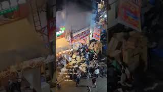 Hyderabad firecracker shop fire incident 🥹 [upl. by Icul757]