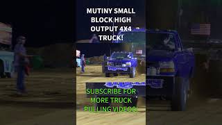 Small Block 4x4 Pulling Truck automobile truckpulls 4x4truck [upl. by Dronski97]