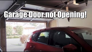 How do I fix my Garage Door not Opening SOLVED [upl. by Lauree]