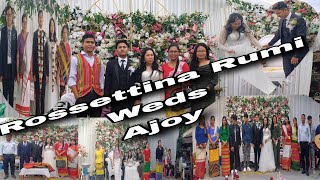 Christian Wedding  Tripura  At Chailengta Baptist Church  Rossettina Rumi Weds Ajoy [upl. by Pardoes]