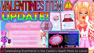 VALENTINES DAY UPDATE OUT NOW SETS  ACCESSORIES CAME BACK amp NEW FURNITURE ROBLOX Royale High [upl. by Attenna]