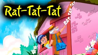 rat tat tat  English Nursery Rhyme with Lyrics  Kids Song  Kidda Junction [upl. by Airdni]