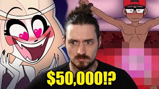 Youtuber spent 50000 For A Hazbin Hotel Animation [upl. by Etram]