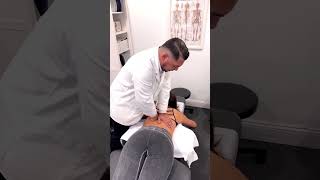 OMG 🤯 Thoracic double pisiform contact back treatments chiropractic adjustments [upl. by Vinaya]