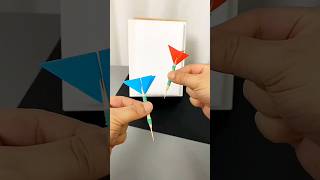 Toothpick dart 🎯  Dart  How to make Dart with Toothpicks [upl. by Antipas]