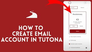 How to Create Email Account in Tutanota 2024 [upl. by Nellahs]