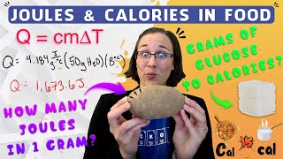 Joules Food Calories amp Kilojoules  Chemistry Problems 94 [upl. by Irreg]