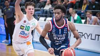 Isaiah Mucius två monsterdunkar vs Södertälje [upl. by Pritchard]