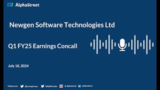 Newgen Software Technologies Ltd Q1 FY202425 Earnings Conference Call [upl. by Kenji]