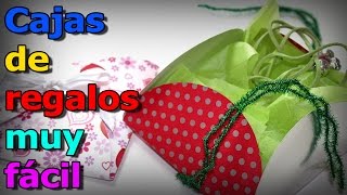 Caja de regalo muy fácil Tutorial DIY [upl. by Elin]