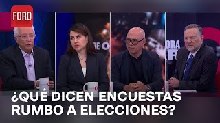 ¿Cómo van las encuestas rumbo a las elecciones presidenciales de México  Es la Hora de Opinar [upl. by Nilad]