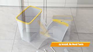 quotALL IN ONEquot Broom dustpan and dustbin cleaning kit [upl. by Acila]