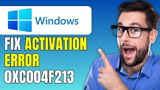 Fix Windows 1011 Activation Error 0xC004F213 Windows Is Not Activated  2024 [upl. by Zerdna752]