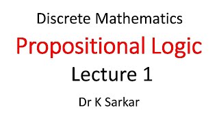 Propositional logic  CSE  Civil  Discrete Mathematics  GATE  JAM  NET  SET [upl. by Jarin]