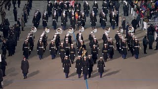 Marines Support the 57th Presidential Inaugural Parade [upl. by Ahsenar]