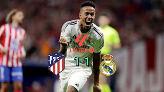 Real Madrid Results Atlético de Madrid vs Real Madrid 11 La Liga 202425 matchday 8 29092024 [upl. by Folger]