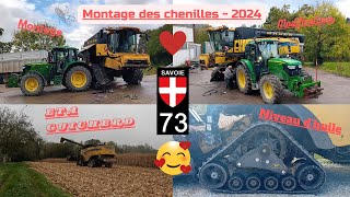 Montage des chenilles  Chenilles Poluzzi ULTRON TerraDrive  Niveau dhuile  Contrôle  2024 [upl. by Arima]