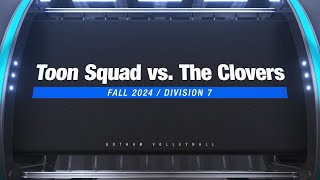 Toon Squad vs The Clovers Week 3 Division 7 Fall 2024 [upl. by Dammahom]