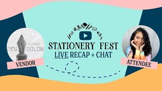 Yoseka Stationery Fest Recap amp Chat  LIVE [upl. by Arriat757]