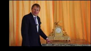 A Louis XVI Ormolu and White Marble Mantel Clock [upl. by Wivinah]