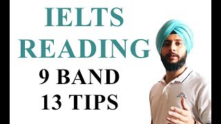 HOW TO PREPARE FOR IELTS READING  TOP 13 TIPS IN HINDI [upl. by Akirdnahs994]