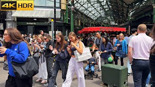 Exploring Londons Borough Market  June 2024 🍔 Food People and Good Vibes 4K HDR [upl. by Harman765]