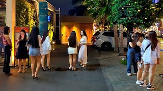 Vietnam nightlife  Explore Saigon HCMC by  night  Night walking tour [upl. by Anerul]