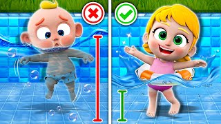 Safety in Swimming Pools 🏊 Swimming song  Safety Tips for kids More Nursery Rhymes amp Toddler Songs [upl. by Kennard315]